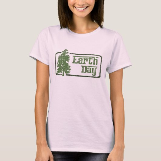 Earth Day Womens Organic T-Shirt (Voorkant)