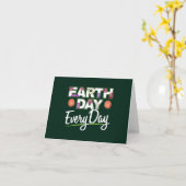 Earth Day - Zinnia Flower Natuur liefhebber Kaart (Gele Bloem)