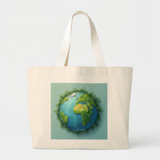 Earth-Design Eco Bag - Een kleine stap voor de pla Grote Tote Bag