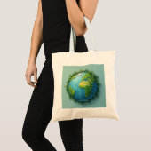 Earth-Design Eco Bag - Een kleine stap voor de pla Tote Bag (Voorkant (product))