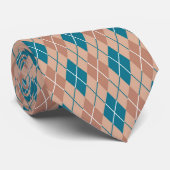 Earth Diamond Grid – een moderne geometrische klas Stropdas (Opgerold)