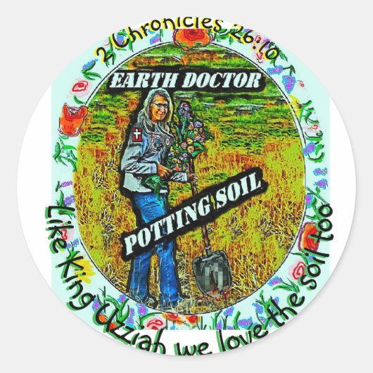 Earth Doctor sticker (Voorkant)