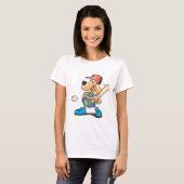 Earth Dog Baseball T-shirt (Voorkant volledig)