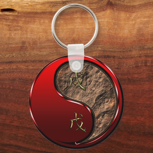 Earth Dog Sleutelhanger (Achterkant)