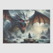 Earth Dragon -Decoupage- Tissuepapier (Voorkant)