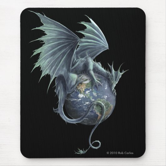 Earth Dragon Mousepad Muismat (Voorkant)