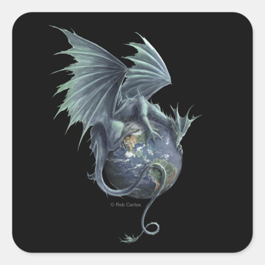 Earth Dragon Sticker (Voorkant)