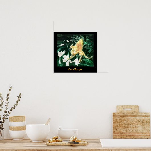Earth Drake Poster (Keuken)