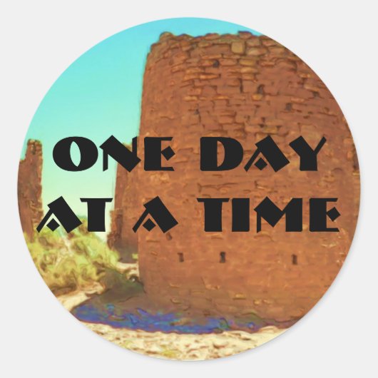 Earth Element ODAT Ronde Sticker (Voorkant)