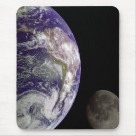 Earth en Moon Mousepad Muismat