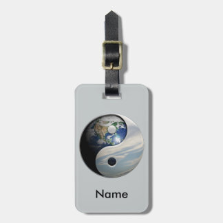 Earth en Sky Yin Yang Bagagelabel