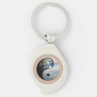 Earth en Sky Yin Yang Sleutelhanger