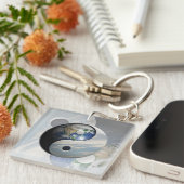 Earth en Sky Yin Yang Sleutelhanger (Voorkant Rechts)