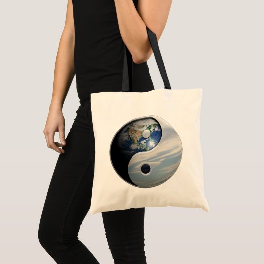 Earth en Sky Yin Yang Tote Bag (Voorkant (product))