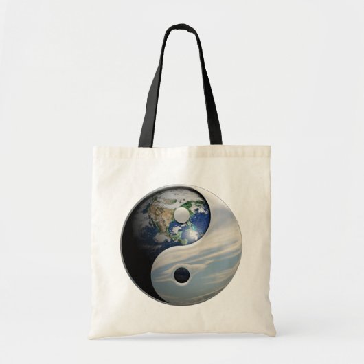Earth en Sky Yin Yang Tote Bag (Voorkant)