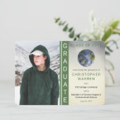 Earth Environmental Science Afstuderen Afstuderen  Aankondiging (Staand voorkant)