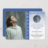 Earth Environmental Science Afstuderen Afstuderen Aankondiging (Voorkant / Achterkant)