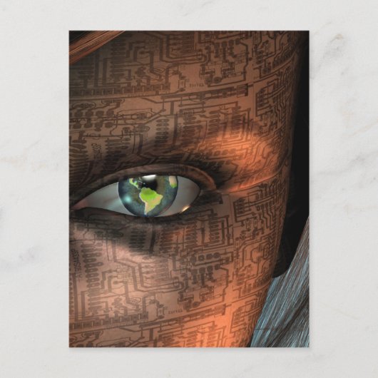 Earth Eye Briefkaart (Voorkant)