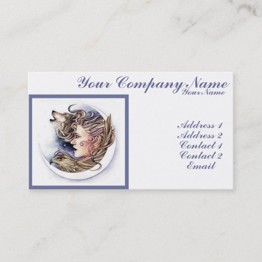 Earth Fairy Visitekaartje (Voorkant)