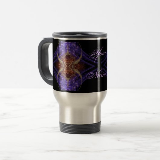 Earth Feathers Party Travel MUG Reisbeker (Voorkant links)