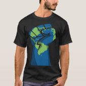 Earth Fist RESIST Climate Change T-shirt (Voorkant)