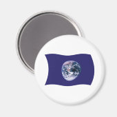 Earth Flag Magnet (Voorkant / Achterkant)