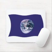 Earth Flag Mousepad Muismat (Met muis)