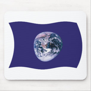 Earth Flag Mousepad Muismat