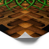 Earth Flower Mandala Poster (Hoek)