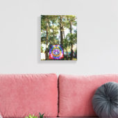 Earth Freq 2011: Kunst- en decor-omhuld canvas (Insitu (Woonkamer))