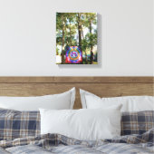 Earth Freq 2011: Kunst- en decor-omhuld canvas (Insitu (Slaapkamer))