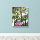 Earth Freq 2011: Kunst- en decor-omhuld canvas Afdruk (Insitu (Houten vloer))