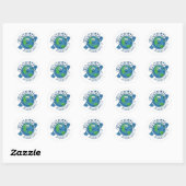 Earth Friendly Ronde Sticker (Vel)