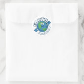 Earth Friendly Ronde Sticker (Tas)