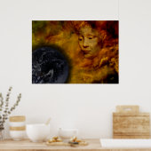 Earth Gaia Poster Environment Digital Collage (Keuken)