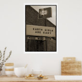 Earth Girls Poster (Keuken)