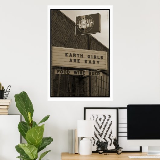 Earth Girls Poster (Thuiskantoor)