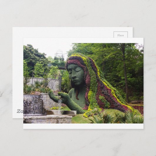 Earth Goddess Briefkaart (Voorkant / Achterkant)