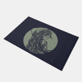 Earth Goddess Green Witch Pagan Druid Witches Deurmat (Schuin)