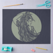 Earth Goddess Green Witch Pagan Druid Witches Tissuepapier (Craft)
