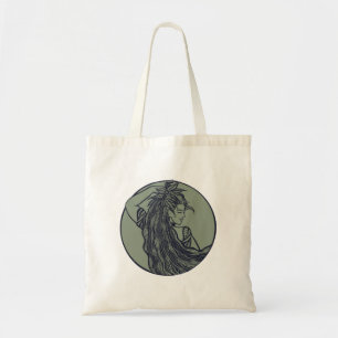 Earth Goddess Green Witch Pagan Druid Witches Tote Bag