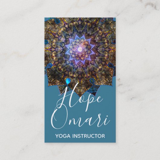 Earth Goddess Mandala Visitekaartje (Voorkant)