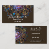 Earth Goddess Mandala Visitekaartje (Voorkant / Achterkant)