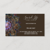 Earth Goddess Mandala Visitekaartje (Achterkant)