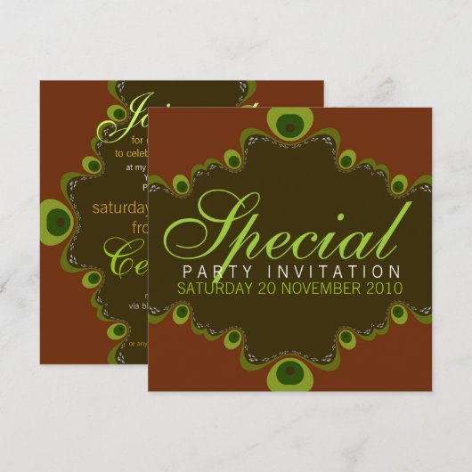 Earth Goddess speciale verjaardagsfeestuitnodiging Kaart (Voorkant / Achterkant)