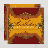 Earth Goddess Verjaardag Event Party Kaart (Voorkant / Achterkant)