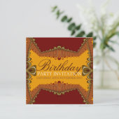 Earth Goddess Verjaardag Event Party Kaart (Staand voorkant)