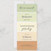 Earth Greens House Warming Party Uitnodiging (Voorkant)