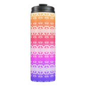 Earth Grid Rainbow Summer  Thermosbeker (Voorkant)