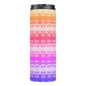 Earth Grid Rainbow Summer  Thermosbeker (Achterkant)